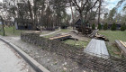 В парке «Партизанская слава» по решению суда снесли незаконные кафе и беседки
