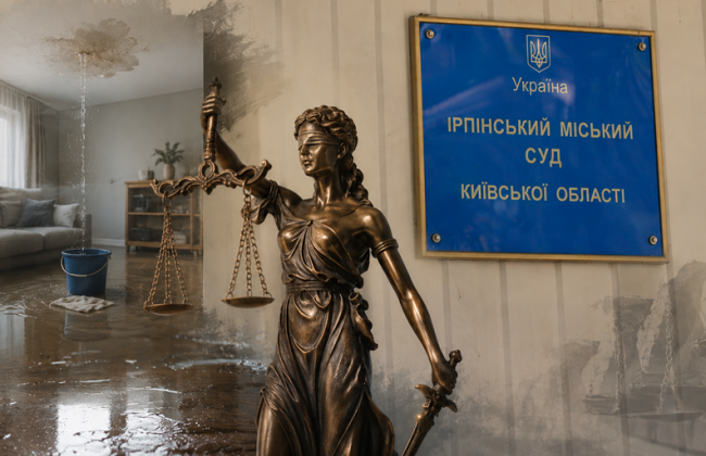 На Київщині суд стягнув понад 129 тисяч грн за затоплення квартири через поломку котла