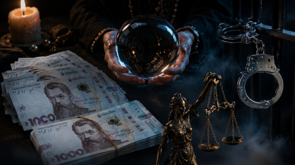 В Черновцах кассир предприятия перевела «гадалке» 1,2 млн грн и получила реальный срок