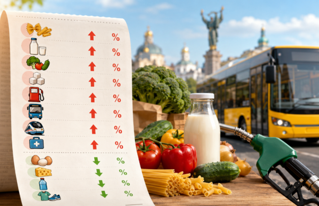 У Києві знову зросли ціни на продукти, пальне та проїзд — що найбільше вдарило по гаманцях