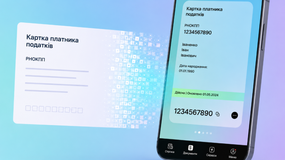 Нотариусы не могут принимать е-карту плательщика налогов из Дії, несмотря на её внедрение: цифровая процедура до сих пор не урегулирована