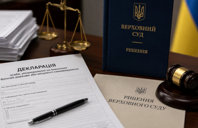 Ошибка в декларации НАПК на 2 млн гривен: Верховный Суд объяснил пределы ответственности за недостоверное декларирование