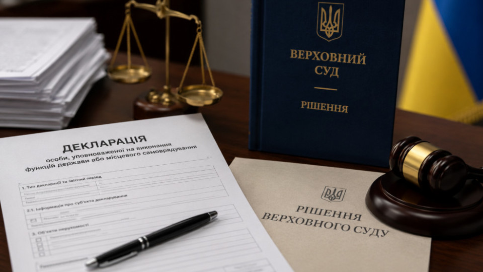 Ошибка в декларации НАПК на 2 млн гривен: Верховный Суд объяснил пределы ответственности за недостоверное декларирование