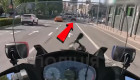 В Киеве мотопатрульные наказали водителя BMW, который не включил указатель поворота — видео
