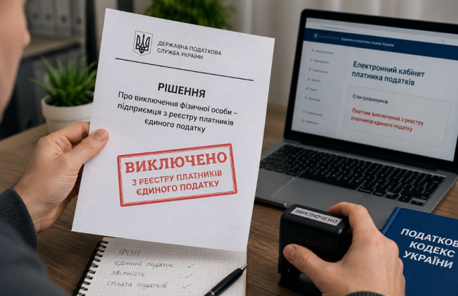 ГНС исключила ФЛП из реестра плательщиков единого налога: Верховный Суд поставил решение на паузу