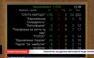 Верховна Рада  під час тривоги в Києві ухвалила закон про публічні закупівлі: «за» проголосували 245 депутатів