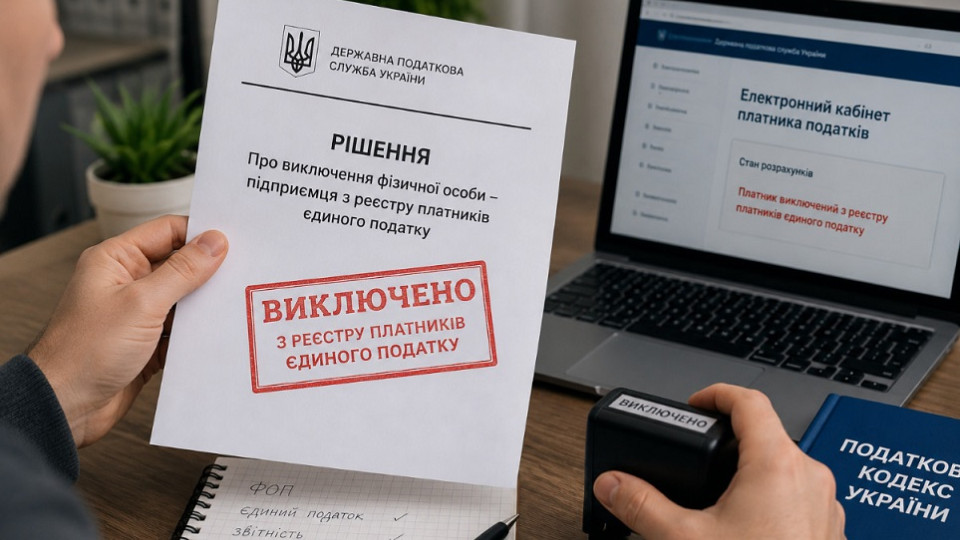 ГНС исключила ФЛП из реестра плательщиков единого налога: Верховный Суд поставил решение на паузу