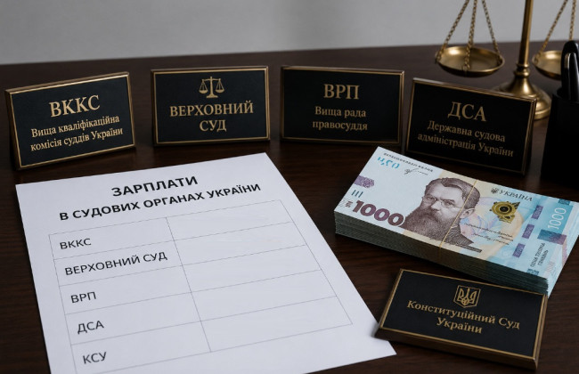 ВККС, Верховний Суд, ВРП та КСУ: як зросла зарплата у судовій владі у 2026 році