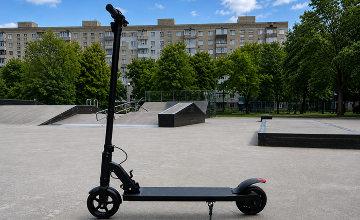 After the accident, the court allowed the child to use the seized electric scooter due to the risk of battery damage