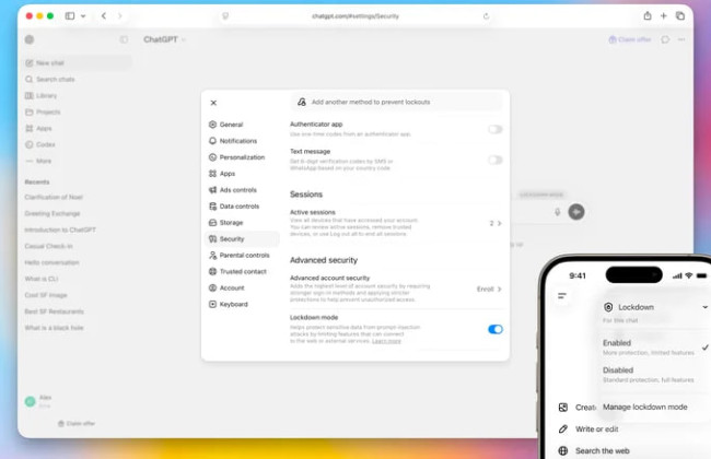 OpenAI внедрила «Режим блокировки» в ChatGPT для защиты пользователей
