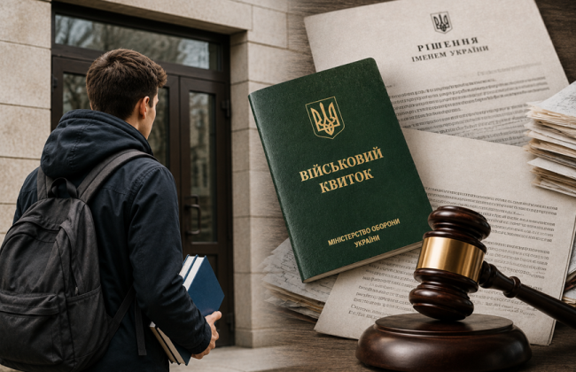 Студент колледжа проиграл суд против ТЦК: почему право на отсрочку от мобилизации не сработало