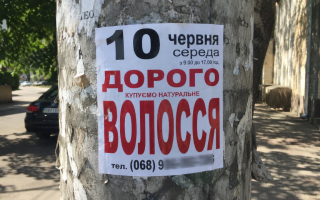 За объявление «куплю волосы» могут выписать штраф 5100 гривен: где нельзя клеить листовки