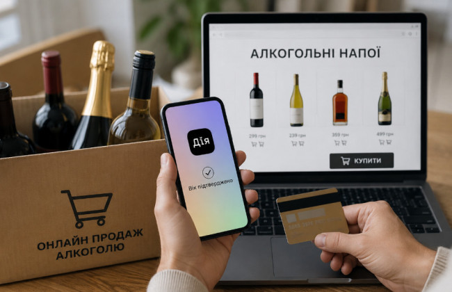 Закон о налоге на OLX расширили: алкоголь онлайн будут продавать только через «Дію»