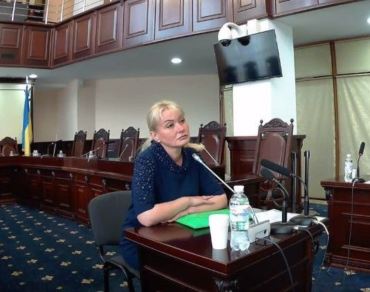 The High Council of Justice postponed the decision on the dismissal of judge Olena Halatina with trips to the temporarily occupied territories