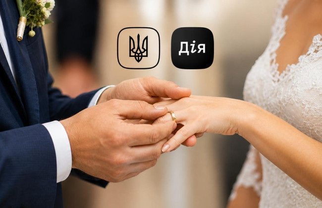 Украинцы смогут регистрировать брак онлайн через Дію: инициативу официально закрепят в законе