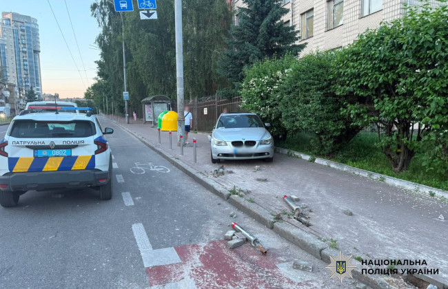 В Киеве автомобиль BMW сбил пешехода после столкновения с ВАЗ – виновник трагедии задержан