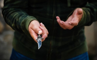 In Boryspil, a man who threatened police officers with murder was convicted