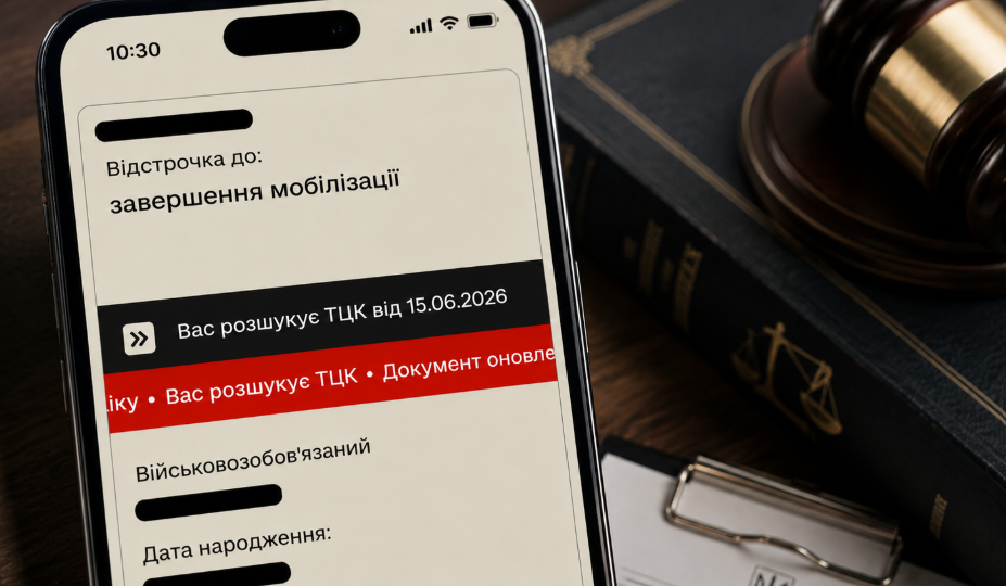Что на самом деле означает статус «разыскивает ТЦК» в Резерв+: суд разграничил информирование и розыск