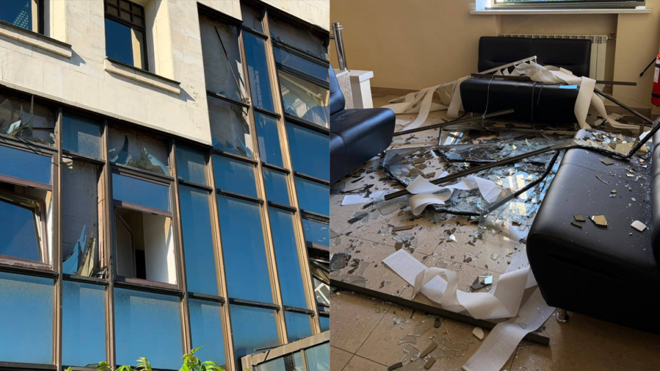 Будівля Вищого антикорупційного суду зазнала пошкоджень під час масованої атаки на Київ, фото