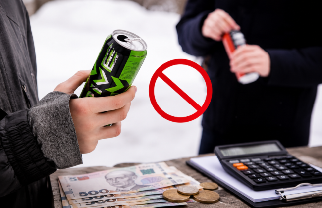 За продажу энергетиков детям хотят наказывать штрафами: санкции готовят для продавцов, родителей и даже самих подростков
