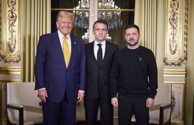 Владимир Зеленский провел координационный разговор с Дональдом Трампом и Эммануэлем Макроном на саммите G7