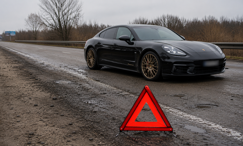 ВС обязал Службу восстановления выплатить владельцу Porsche более 780 тысяч гривен за ДТП из-за плохого состояния дороги