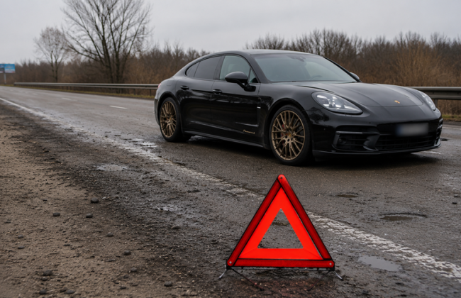 ВС обязал Службу восстановления выплатить владельцу Porsche более 780 тысяч гривен за ДТП из-за плохого состояния дороги