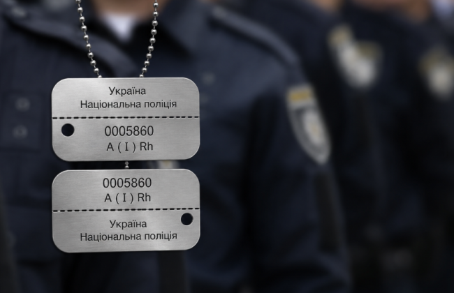 Полицейским выдадут новые жетоны: на них укажут группу крови, звание и личный номер