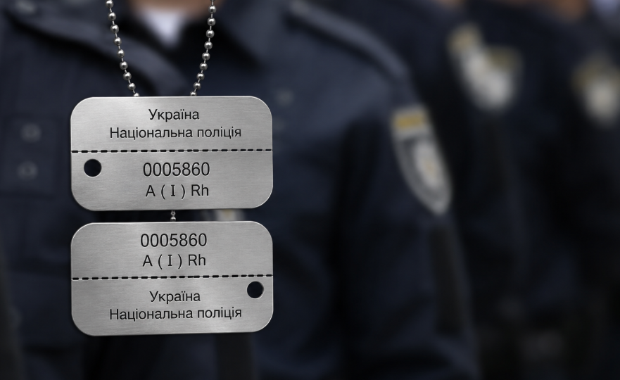Полицейским выдадут новые жетоны: на них укажут группу крови, звание и личный номер
