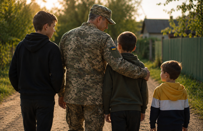 A serviceman confirmed the maintenance of three stepsons through the court: the decision opens the way to discharge from service