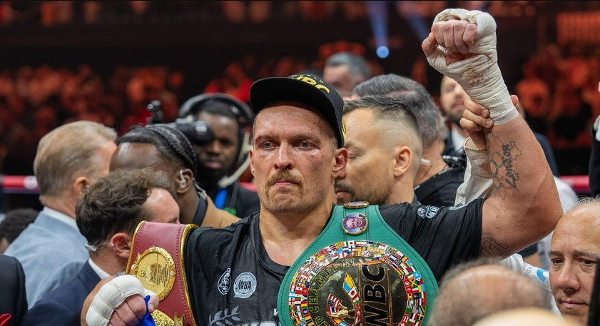 Oleksandr Usyk refused the championship belts but is preparing for one more fight
