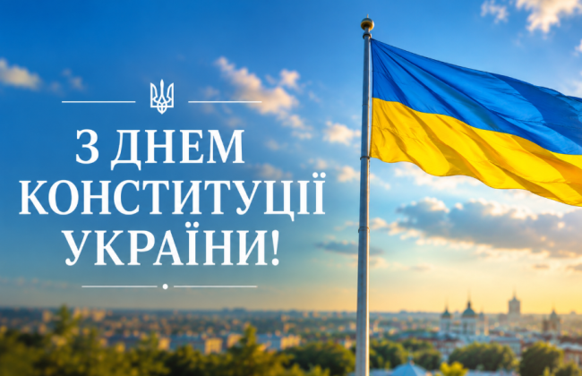 «Судебно-юридическая газета» поздравляет с Днем Конституции Украины!