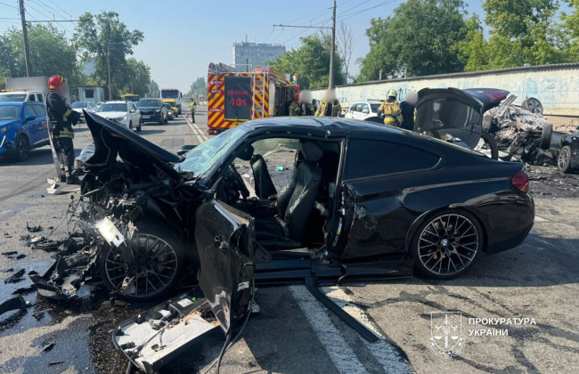 21-летний водитель BMW, который спровоцировал смертельное ДТП в Киеве, не имел водительского удостоверения