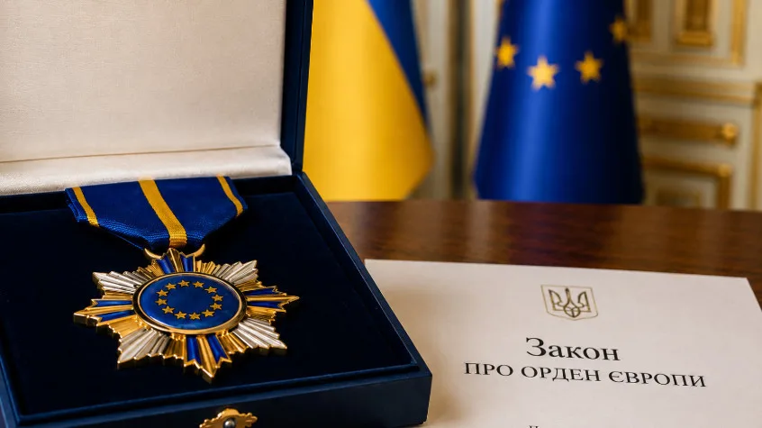 Верховная Рада приняла закон о новой государственной награде — ордене Европы