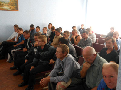 В Запорожской области провели собрание для осужденных