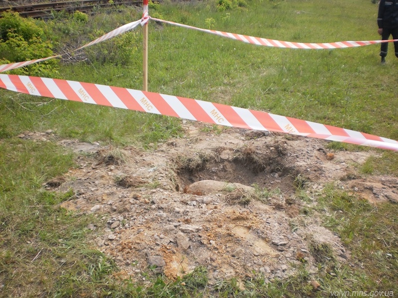 В центре Днепропетровска обнаружили 100-килограммовую бомбу времен войны