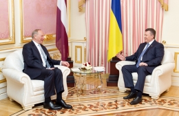 Состоялись переговоры Президентов Украины и Латвии