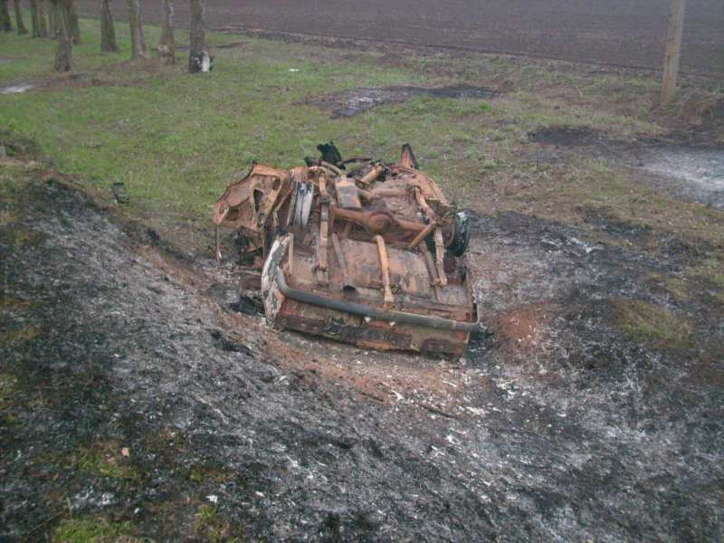 Масштабное ДТП в Запорожской области: 3 погибших и горящий автомобиль