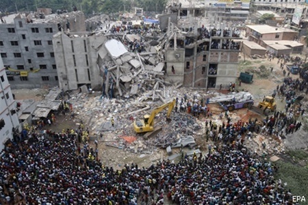 В Бангладеш арестован владелец рухнувшего здания