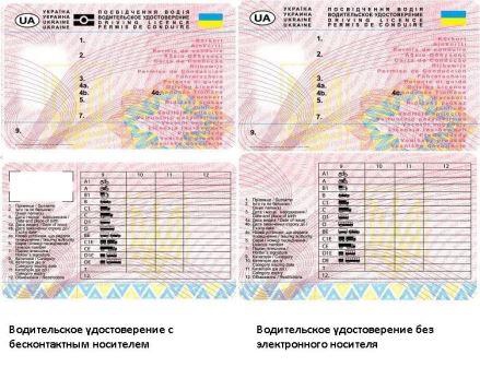 Украинским водителям начнут выдавать права с чипами