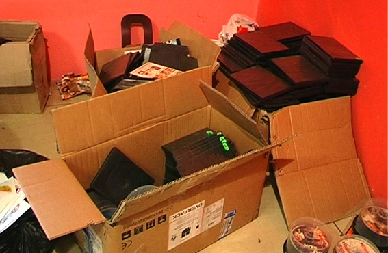 В Херсоне изъята партия контрафактных дисков на сумму около 80 тысяч гривен 