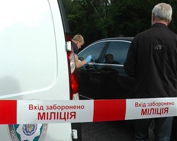 На Бориспольском шоссе мужчина застрелил партнера по бизнесу.ФОТО