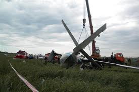 В Кременчуге упал вертолет: есть пострадавшие