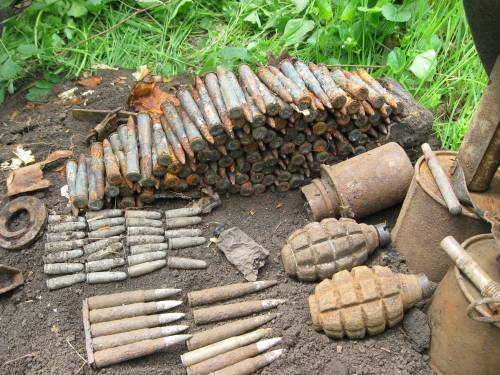 В Одессе нашли более полутысячи снарядов времен ВОВ