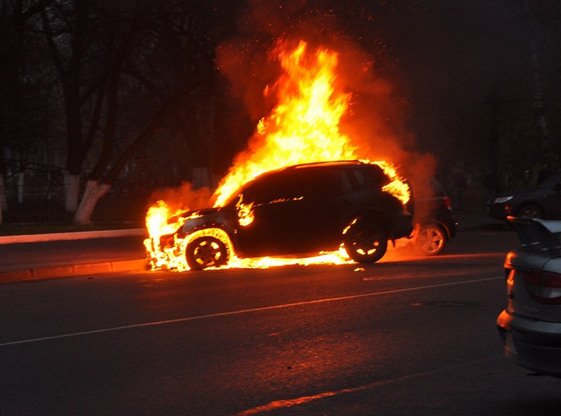 В Ужгороде поймали поджигателя машин