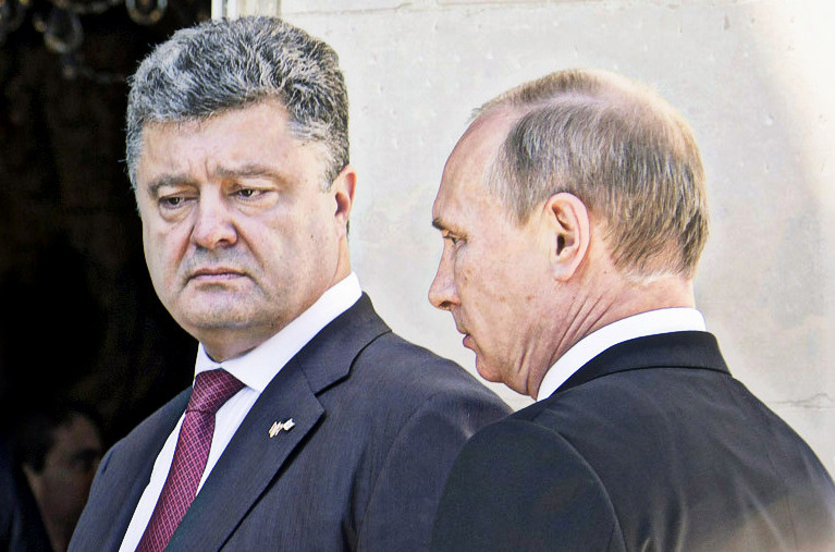 Путин и Порошенко договорились держать на контроле соблюдение режима прекращения огня