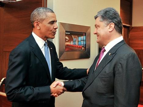 Петр Порошенко обсудил с Бараком Обамой выполнение Минских договоренностей. ВИДЕО
