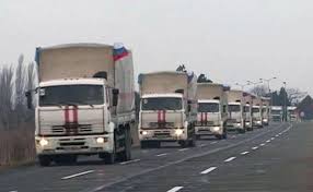 Россия отправила на Донбасс очередную колонну грузовиков гумконвоя