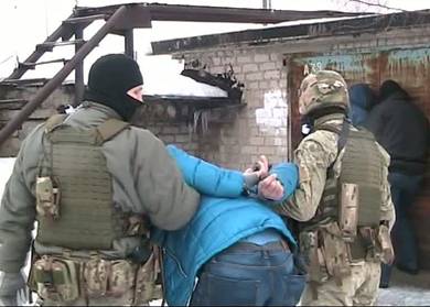 В Харьковской области СБУ задержала вооруженного боевика "Оплота". ВИДЕО