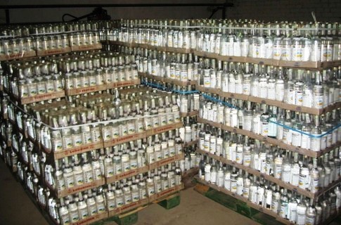 Разоблачен подпольный цех по производству алкоголя с контрафактной продукцией на миллионы гривен
